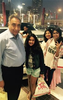 A Family Outing in Dubai in March 2015.