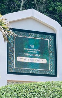 Ved Chhabra’s 90th Birthday celebrations in Dubai, UAE on 10th June 2024.